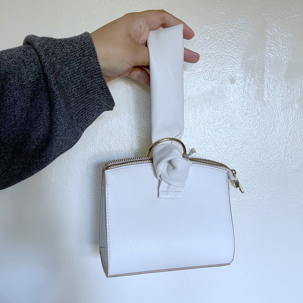 White purse